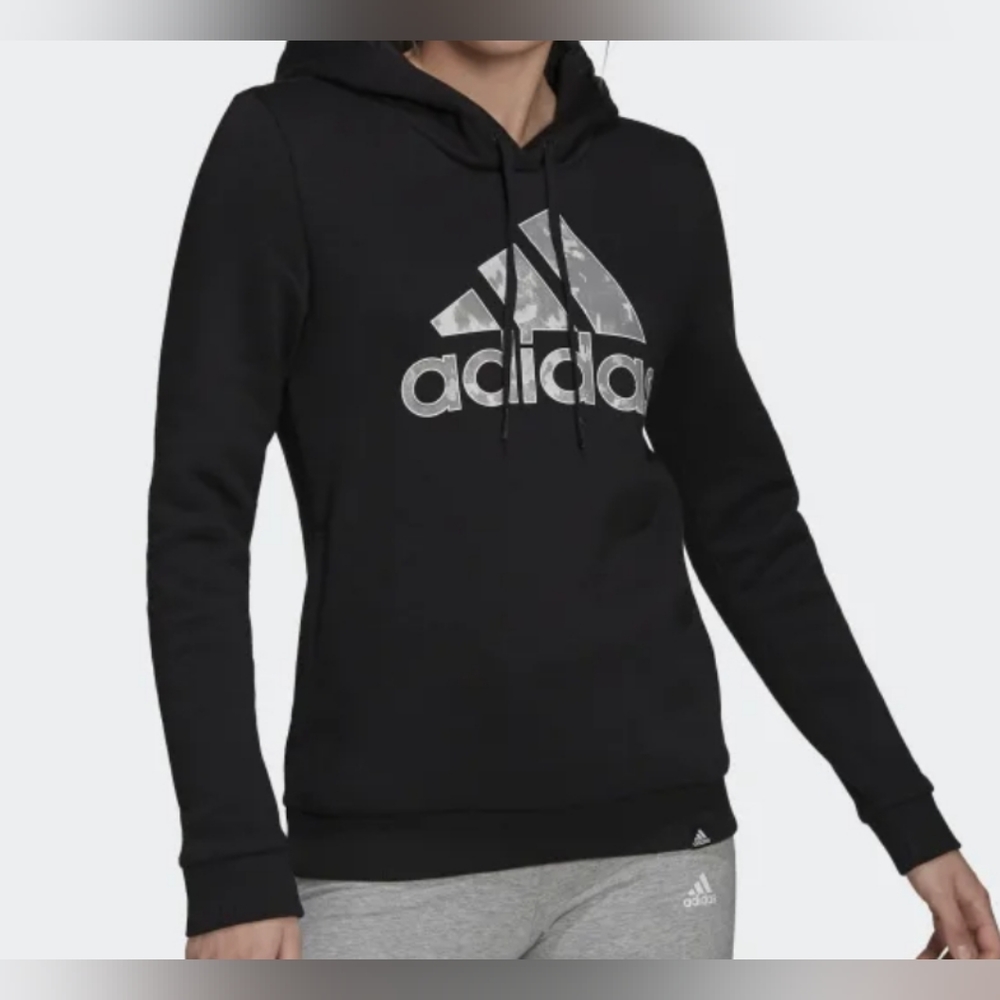 Adidas Women Heatmap Logo Hoodie Size M